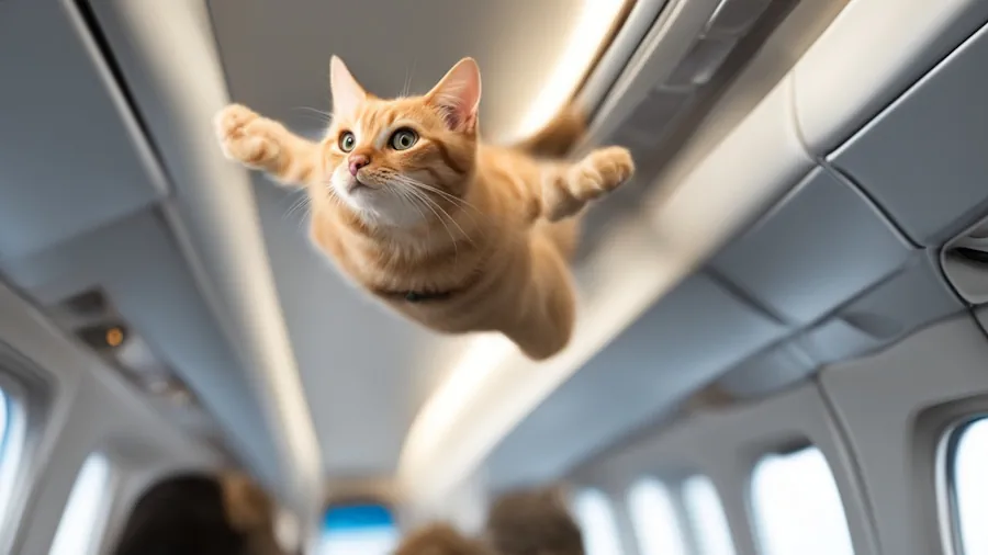 Flying with Cat