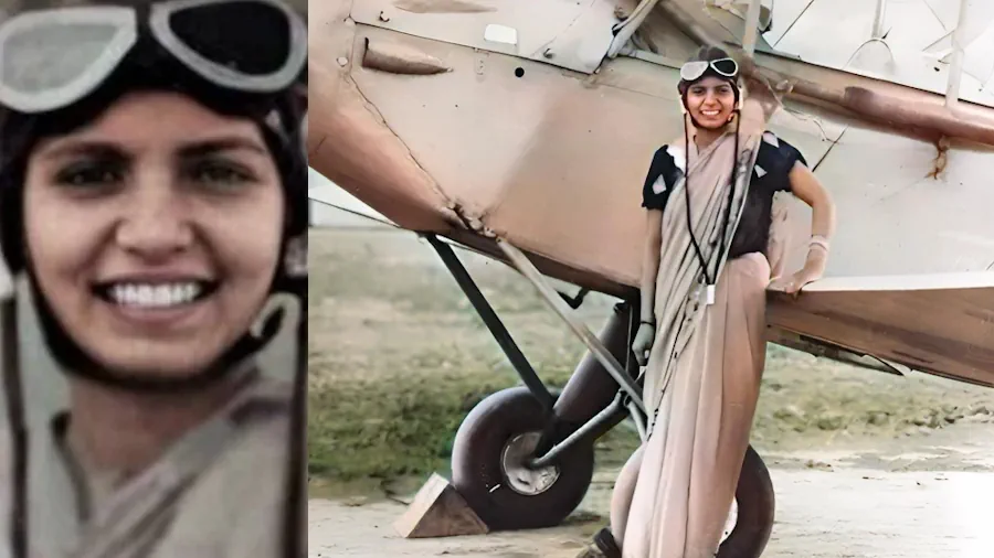 first woman Indian pilot